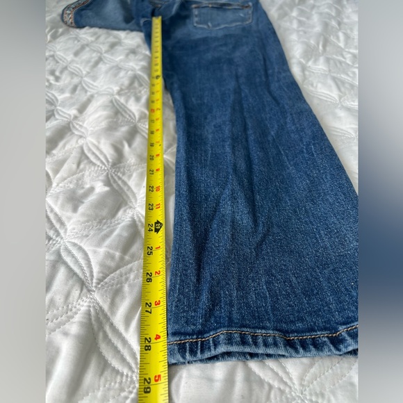 Pilcro and the Letterpress Anthropologie Slim Boyfriend Blue Denim Jeans - 30 - Picture 10 of 14